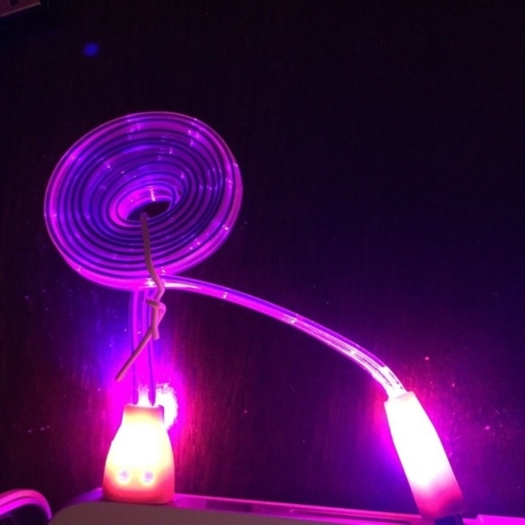 LED USB Charger Cable Samsung Galaxy S4 S6 S7 Edge - Picture 3 of 8